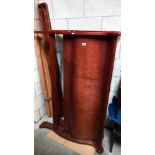 A mahogany 4ft 6" sleigh bed COLLECT ONLY