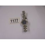 A ladies quartz wrist watch marked tb 7A980R.