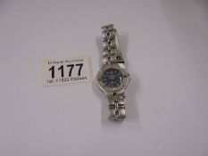 A ladies quartz wrist watch marked tb 7A980R.