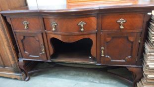 An Edwardian mahogany sideboard, COLLECT ONLY.