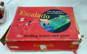 A vintage boxed Escalado Chad Valley game (box a/f)