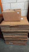 Over 40 good used cardboard boxes (49cm x 29cm x 26cm) COLLECT ONLY