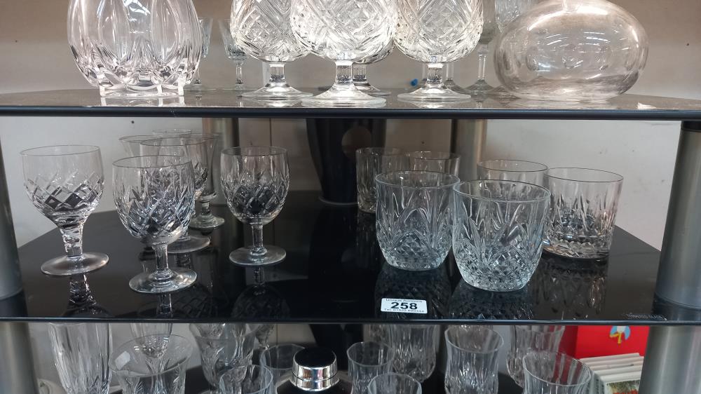 A selection of glassware including decanters & cocktail shaker etc. COLLECT ONLY - Image 3 of 4
