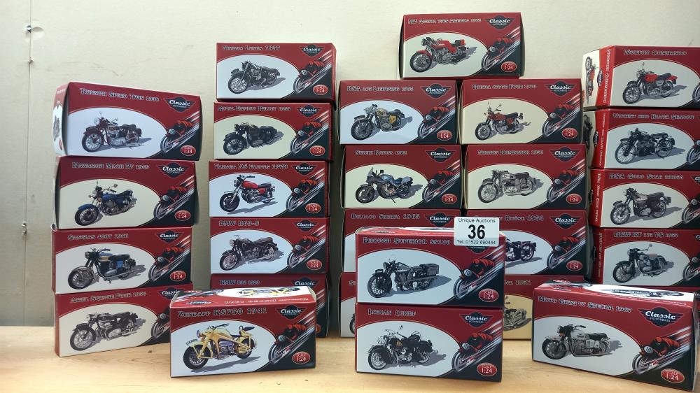 30 boxed Atlas classic motorcycles with booklets - Image 2 of 3