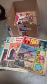 A quantity of comics etc, including Joe 90, TV 21, Victor & other ephemera