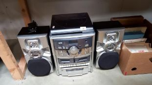 A JDW music Hi-Fi centre with speakers COLLECT ONLY