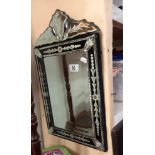 An ornate Gypsy style mirror 30.5cm x 51cm COLLECT ONLY