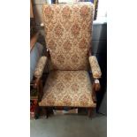 An Edwardian carver chair COLLECT ONLY