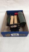 Dinky giftset 16 streamline train set British Railways with a 21d tanker wagon and tinplate