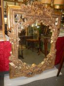 A good quality gilt framed mirror, COLLECT ONLY.