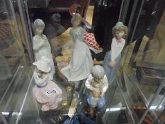 Five NAO figurines.