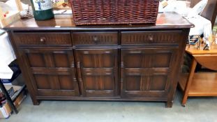 1930/50's oak sideboard COLLECT ONLY