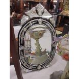 A Venetian style dressing style mirror, COLLECT ONLY.