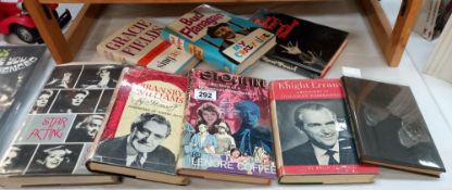 4 signed Hollywood related/legends books including Douglas Fairbanks, Lillian Gish, Peral Bailey,