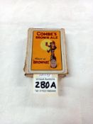 A pack of vintage Combes Brown Ale playing cards