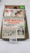 A boxed 8mm Jayne Mansfield uncensored adult movie and two others.