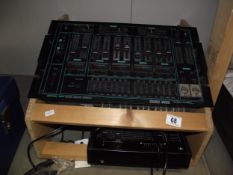 A Realistic SSM 2200 sound mixer and Realistic stereo mixing console COLLECT ONLY