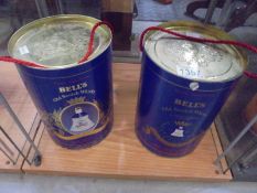 Two boxed Wade Bells whisky decanters with contents, COLLECT ONLY.