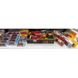 A box of mixed die cast including Matchbox etc.