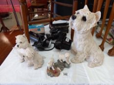 3 Westie dog figures COLLECT ONLY