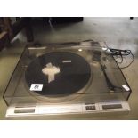 A Pioneer turntable with direct drive