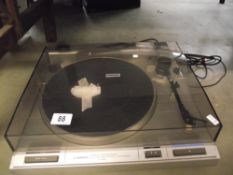 A Pioneer turntable with direct drive