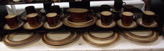 A good lot of vintage Poole tea & dinnerware approximately 49 pieces