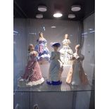 Five Wedgwood limited edition figures.