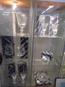Ten boxed pieces of Val Saint Lambert glass, COLLECT ONLY