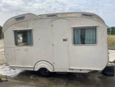 Vintage 1950s Stirling Caravan. Ready to restore.