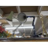 Two vintage angle poise desk/workbench lamps.