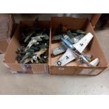 2 boxes of model aircraft, some A/F COLLECT ONLY