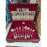 A canteen of silver plated cutlery (38 piece set) COLLECT ONLY