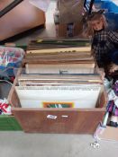 A box of LP's including Fairport Convention & Pink Floyd etc. COLLECT ONLY