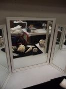 A triple folding dressing table mirror 55cm at highest - COLLECT ONLY