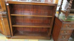 A mahogany book case, COLLECT ONLY.