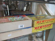 6 boxes of 'newfooty' table soccer, completeness unknown