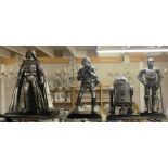 Star Wars Compulsion Studios Limited Edition Set of 4 figures Darth Vader, Boba Fett, C-3PO & R2-D2