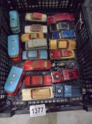 A mixed lot of play worn die cast models.