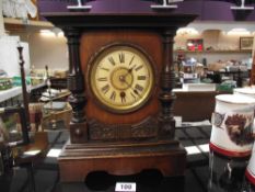 An Edwardian mantle clock