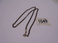 A 9ct gold neck chain, 16.37 grams (in need of a good clean).