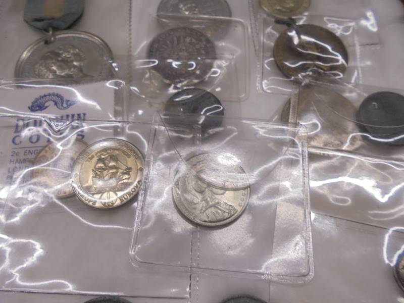 A quantity of medals and coins. - Image 3 of 4