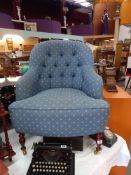 A repro bedroom/library chair COLLECT ONLY