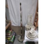 A vintage standard lamp, height 130cm - COLLECT ONLY