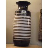 A West German vase, height 40cm - COLLECT ONLY