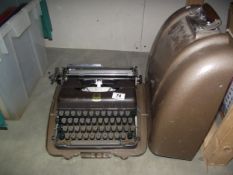 A cased Imperial type writer COLLECT ONLY