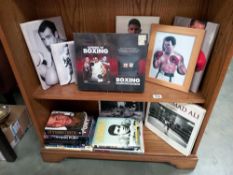 A good selection of books on boxing including Mike Tyson, Muhammed Ali & Tyson Fury etc. including
