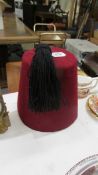 A rare tall Fez by Denham & Hargreave Ltd., dated 1963, size 7.25.