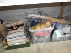 A large lot of wool, knitting needles, accessories etc