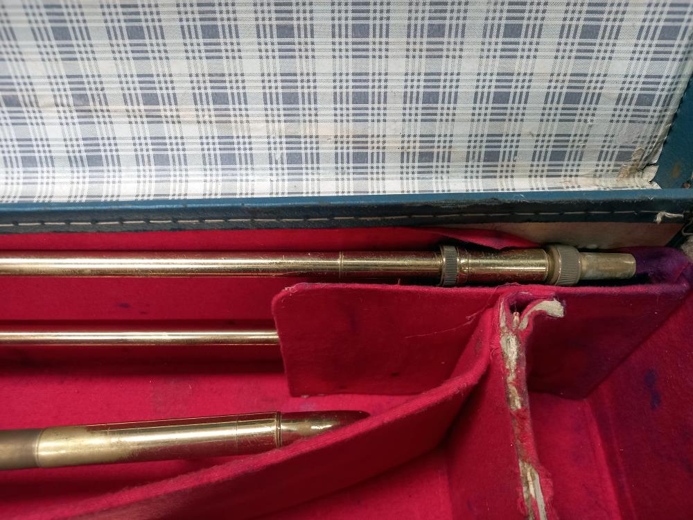 A cased trombone by Dearman D.A. London a/f, needs attention COLLECT ONLY - Image 3 of 5